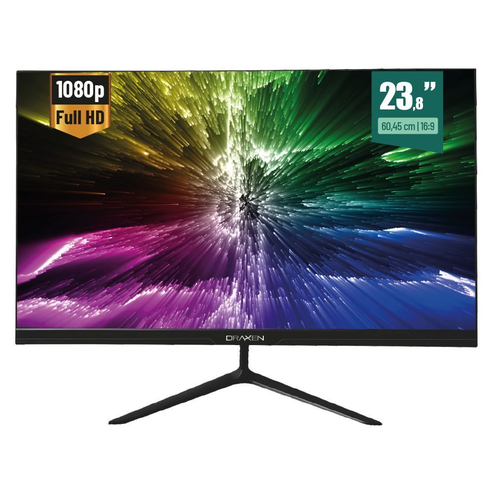 Monitor 23.8' Gamer Sem Borda - DRAXEN
